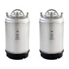 2 Pack New 3 Gallon Ball Lock Kegs For Homebrew Cold Brew Coffee Nitro Coffee