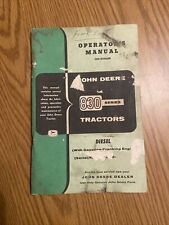 John Deere 830 Tractors Omr20688 Operators Manual Book