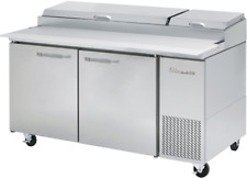 Blue Air Bapp67-hc Commercial Two Door 67 Refrigerated Pizza Prep Table Cooler