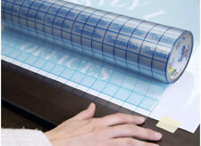 Vinyl Transfer Paper Tape Roll 12 X 30 Ft Clear Self Adhesive Medium Tack Grid