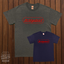 Bridgeport Milling Machine Red Label Logo T Shirt Rare Vintage Logo Gildan