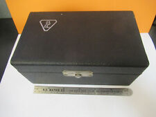 Empty Bausch Lomb Wood Box For Microscope Parts As Pictured P5-a-55