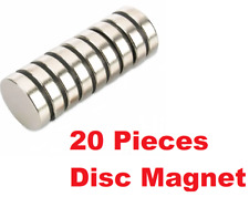 20 Strong 12x18 Inch Grade N42 Rare Earth Neodymium Disc Photo Craft Magnet