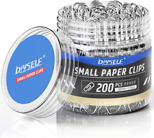 Paper Clips 200 Pcs Small Paper Clips Paperclip For Documents And Papers