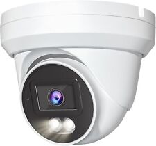 Hikvisionuniview Compatible Ip 4mp Colorvu Poe Turret Dome Camera Waudio 2.8mm
