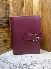 Franklin Covey 9x7 Co Ava 7 Ring Binder In Plum New With Tags.