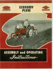Ford Dearborn Economy 3pt Hitch Tractor Moldboard Plow Owners Manual 8n 2n 9n