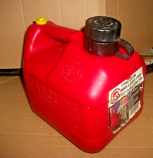 Vintage Blitz Gas Can 1 Gallon 4 Oz With Spout Vent - Has Oil Residue Inside