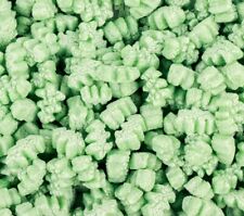 1.5 Cu Ft Green Christmas Tree Packing Peanuts Ecofriendly Compostable Void Fill