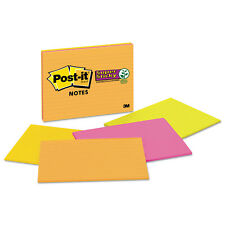 Post-it Notes Super Sticky Meeting Notes In Rio De Janeiro Colors Lined 8 X 6