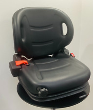Molded Toyota Forklift Suspension Seat W Hi-viz Seat Belt Switches Free Ship