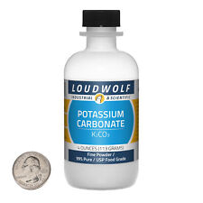 Potassium Carbonate 4 Ounce Bottle 99 Pure Usp Food Grade Fine Powder