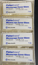 Fisher Scientific Microscope Slide Cover Glass Circular 12 Mm Lot Of 4 Boxes