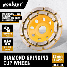 4-12 Diamond Cup Grinding Wheels Double Row Concrete 18 Seg Angle Grinder
