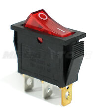 1 Pc Spst Onoff Rocker Switch W Red Neon Lamp. 20a 125vac... Usa Seller