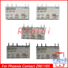 5pcs For Phoenix Contact 2961105 Single Miniature Power Relay 250vac 24vdc 5-pin
