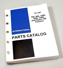 International Ih 766 966 1066 1466 1468 Hydro 100 Tractors Parts Manual Catalog