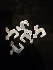 Lot Of 5 Suspended Ceiling Track Hooks 4 Hanging Plants Decorations Clear