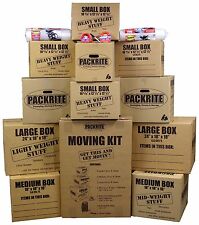 Moving Boxes Kit - Heavy Duty Cardboard Boxes And Packing Supplies For Shipping
