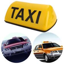 12v Taxi Cab Sign Roof Top Topper Car Magnetic Lamp Led Waterproof Yellow Black