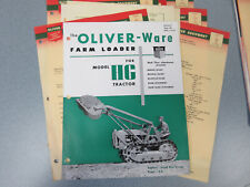 Oliver Hg Crawler Ware Farm Loader Sales Brochure 4 Page Wprices