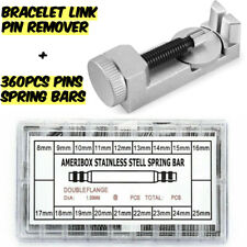 Metal Adjustable Watch Band Strap Bracelet Link Pin Remover Repair Tool Kit Us