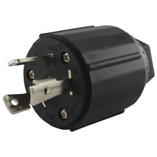 Conntek L5-30p 3 Prong Locking 30 Amp 125 Volt Male Plug Black