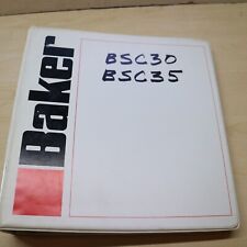Baker Bsc30 Bsc35 Forklift Repair Shop Service Manual Book Stand Up Guide Owner