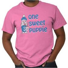 One Sweet Slush Puppie Retro 80s Dog Cartoon Womens Graphic Crewneck T Shirt Tee