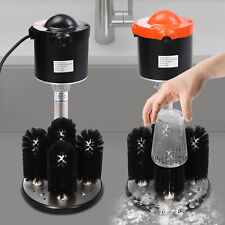 5 Brushe Electric Cup Washer Wine Glass Cleaning Machine For Bar And Restaurant