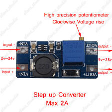 Dc-dc Boost Adjustable Step Up Volt Regulator Converter 2v-24v To 5v 12v 24v 2a