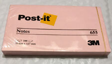 3m Post-it Notes 655 X 1 Pack Of 100 Sheet Pink 3x5