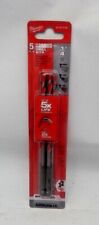 Milwaukee 14 Carbide Hammer Drill Bits Pack Of 5 For Concrete Brick 48209162