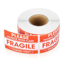 Fragile Handle With Care Sticker Warning Label Package Mailing Logo 100pc Roll