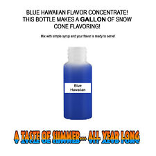 Blue Hawaiian Mix Snow Coneshaved Ice Flavor Concentrate Makes 1 Gallon