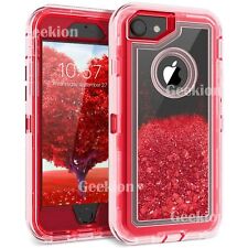 Shockproof Case For Iphone 14 13 12 11 Pro Max Xr 6 8 7 Plus Liquid Glitter Hard