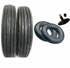 Two 600x166.00-16 Rib Implement Farm Tractor Tires Wtubes Disc Do-all 6 Ply