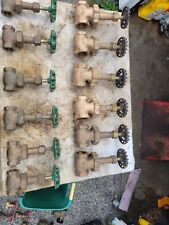 Lot Of 12 Bronze Gate Valves 6 1 Inch And 6 12 Inch Oic Jenkins Nos