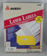 Avery Laser Labels 5160 Ideal For Addressing 100 Sheets3000 Labels New Sealed