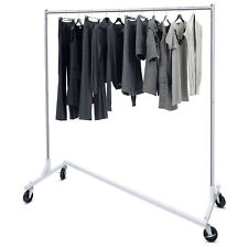 Industrial Grade Z-base Garment Rack Rolling Clothing Rack Storage Shelf