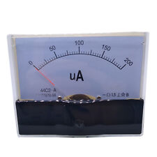 Us Stock Dc 200ua Class 1.5 Accuracy Analog Amperemeter Panel Meter Gauge 44c2
