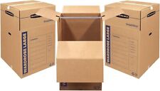 Bankers Box 3 Pack Large Wardrobe Moving Boxes With Handles 24 X 24 X Kraft