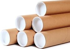 20 - 2 X 36 Round Cardboard Shipping Mailing Tube Tubes With End Caps