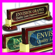 Large Personalized Custom Desk Name Plate Design Gift Pick You Brass Color