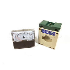 Us Stock Analog Panel Amp Current Meter Gauge Dh670 100a Ac Current Transformer