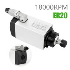 3kw Square Spindle Motor Air Cooled 18000rpm 300hz Er20 Cnc Engraving Router