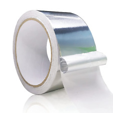 1pcs Premium Aluminum Foil Tape Heavy Duty Silver Duct Metal Tapes High Temp..