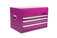 The Original Pink Box 26-inch 3-drawer Steel Top Chest With Lid Pink