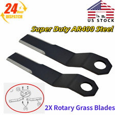 For Skidsteer Mower King Brush Hog Ar400 Steel Blades Rotary Grass Cutter Us