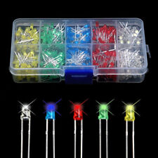 500pcs 3mm 5 Color Bright Led Light Emitting Diode Component Kit For Pcb Circuit